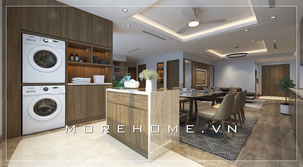 Thiết kế nội thất phòng bếp đẹp, tiện nghi